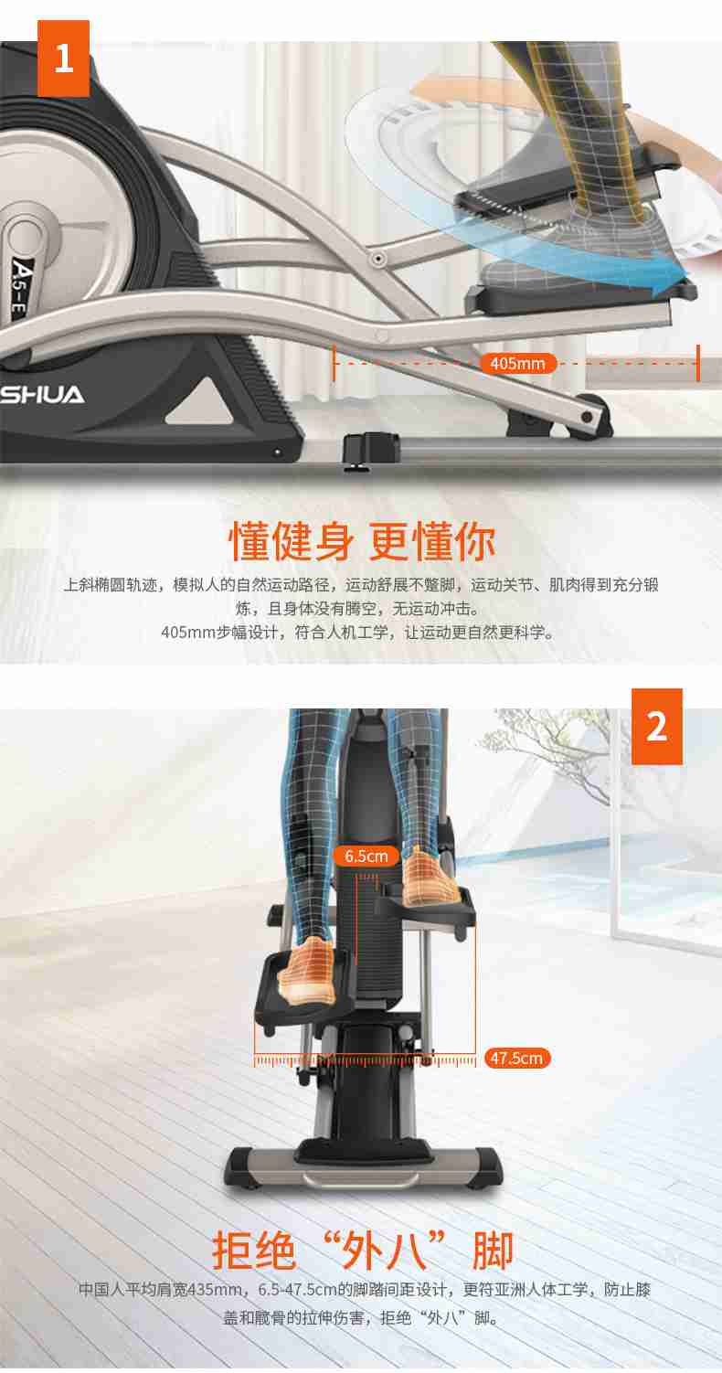 家用椭圆机SH-B5101E-广西KY.COM-开云(中国)体育健身器材有限公司